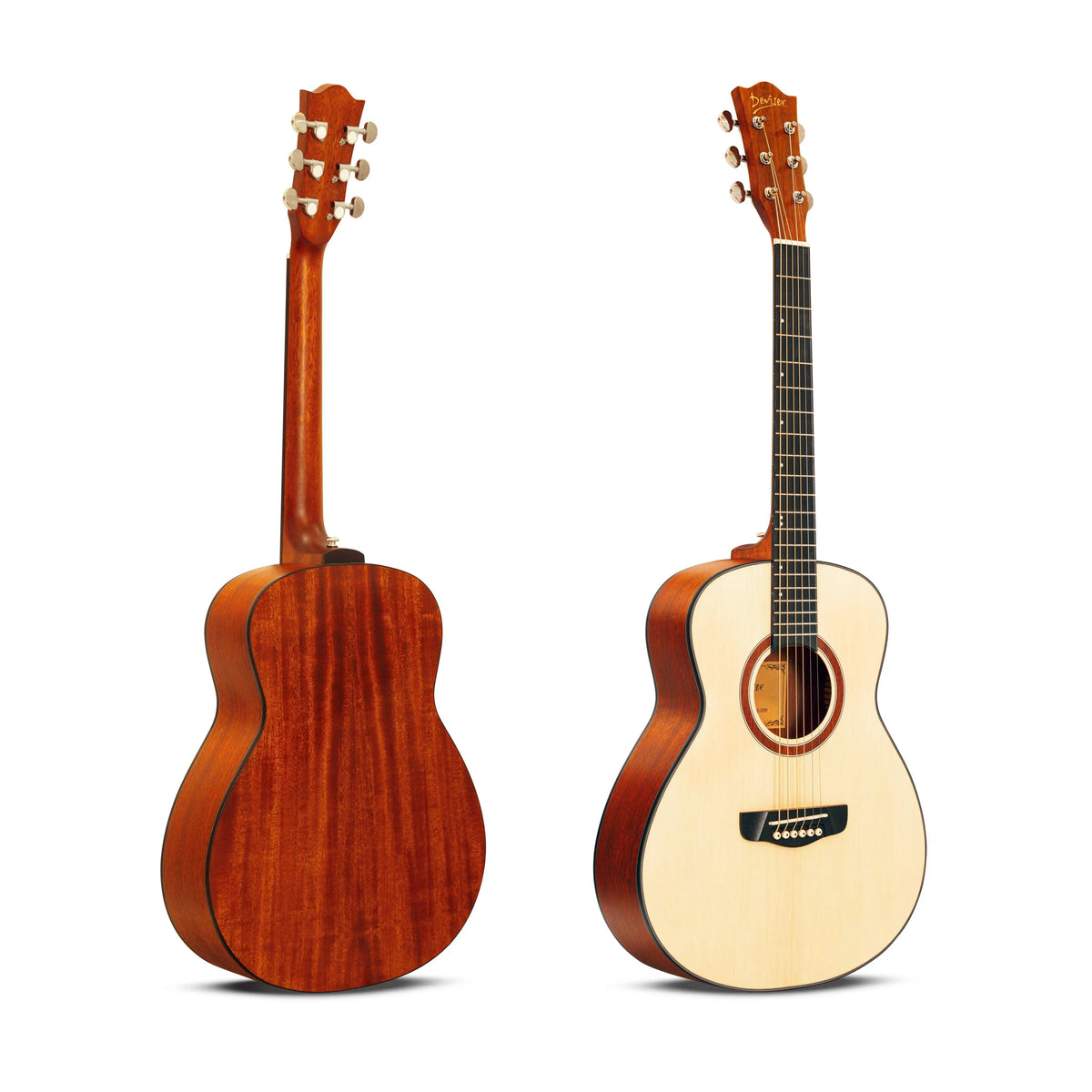 Hot Deviser LS-120-36 Portable 36'' Travel Acoustic Guitar with Compact Shape&meticulous Workmanship Guitar Factory Recommend