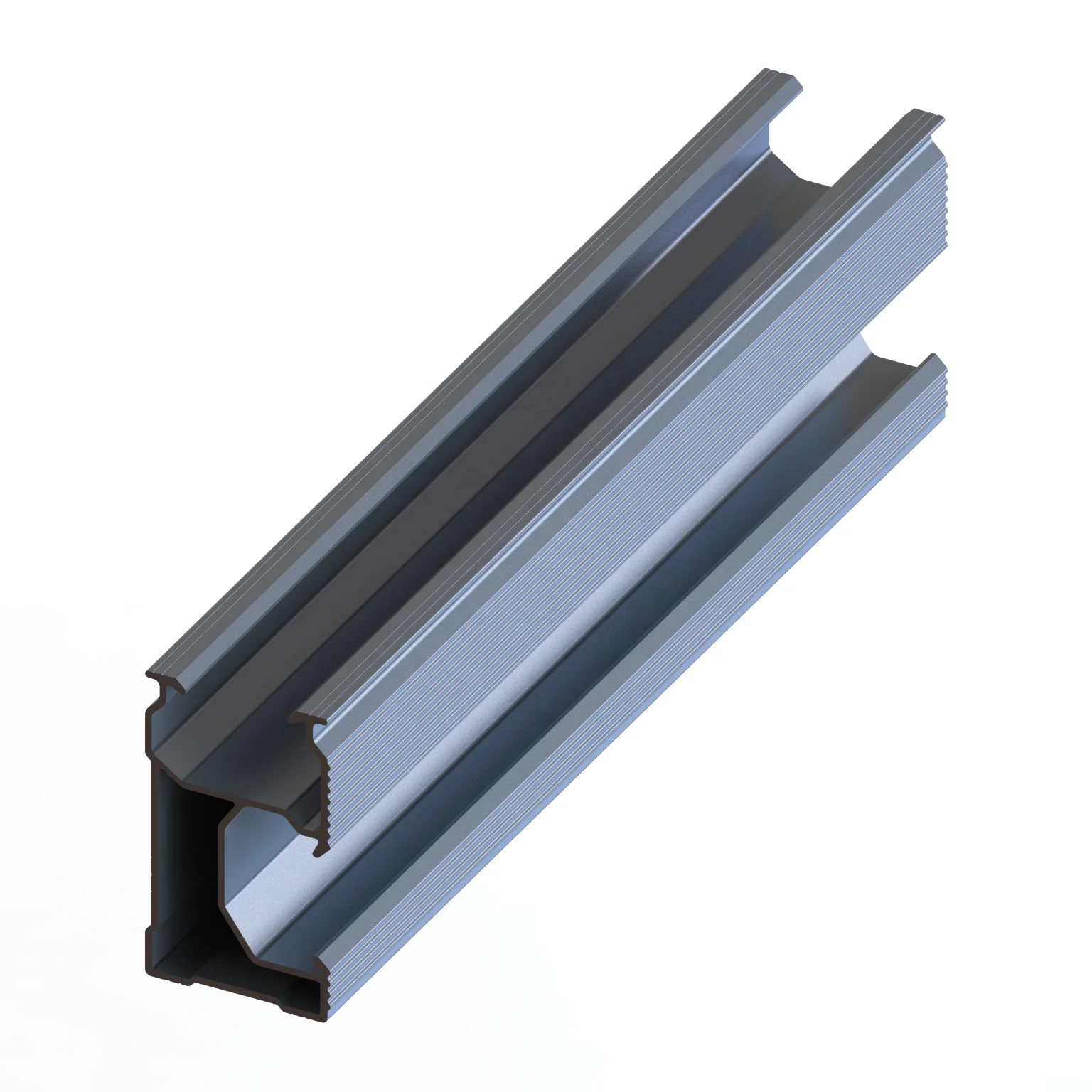 Solar PV Module Rooftop Galvanized Aluminum Mounting Rail for Roof Mounting