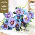 OX359 Wholesale Mini Bridal Bouquet Wedding Flower Real Touch Artificial Silk Gerbera Daisy Flower Brides Flower Bouquet