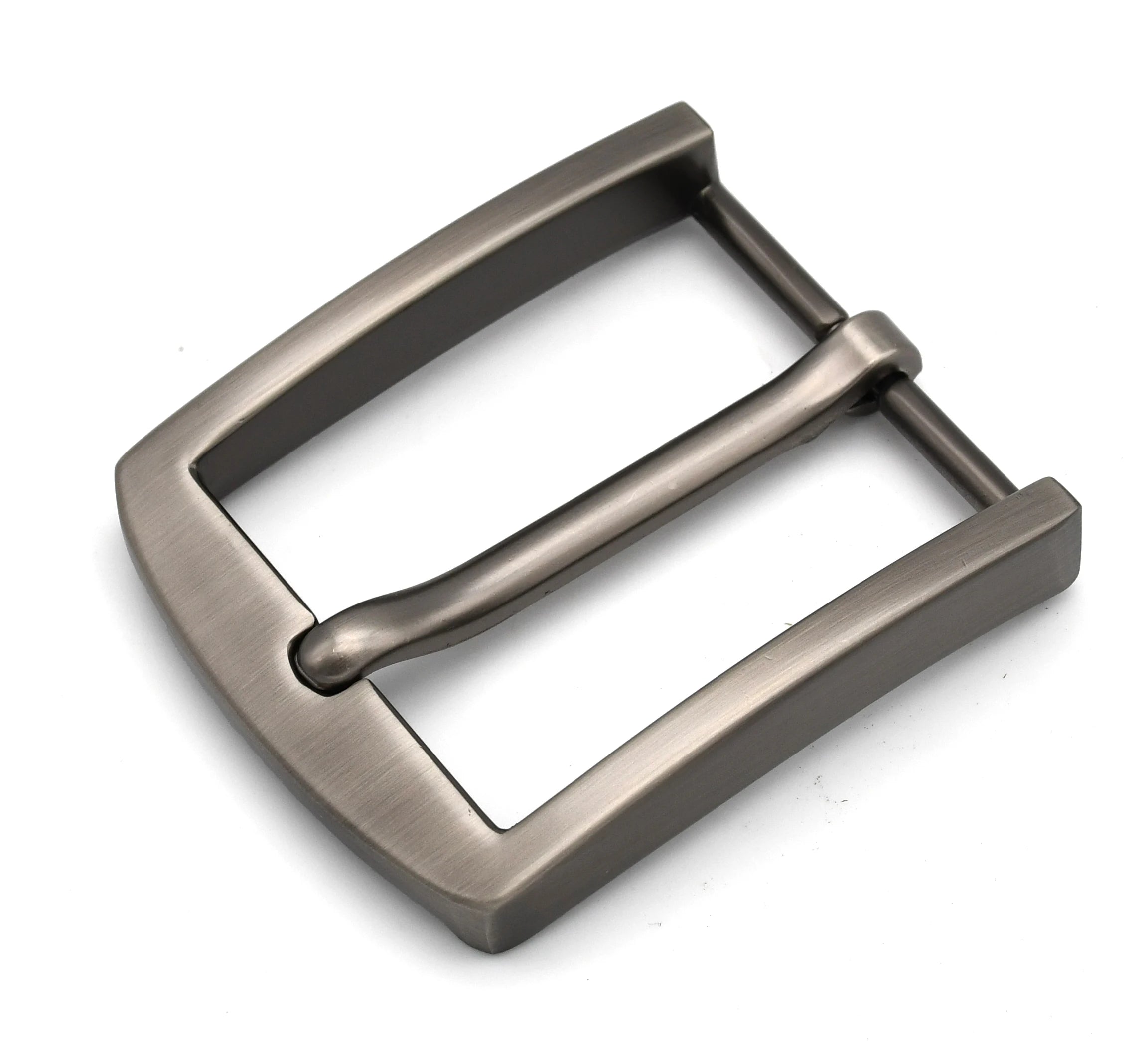 40mm Alloy Brushed Men's Belt Buckle Waistband End Bar Buckle Pin Buckle Fit for 37-39mm Belt Leather Craft Belt Accessories