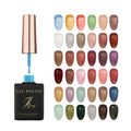 JTING New Design Nail Art Summer Ice Through Style Gel Uv Polish 36colors Set with Three Layer Different Effect Jelly Gel Polish