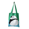 Cartoon Panda Knitted Handbag Crochet Tote Bag Knitting Shopping Bag