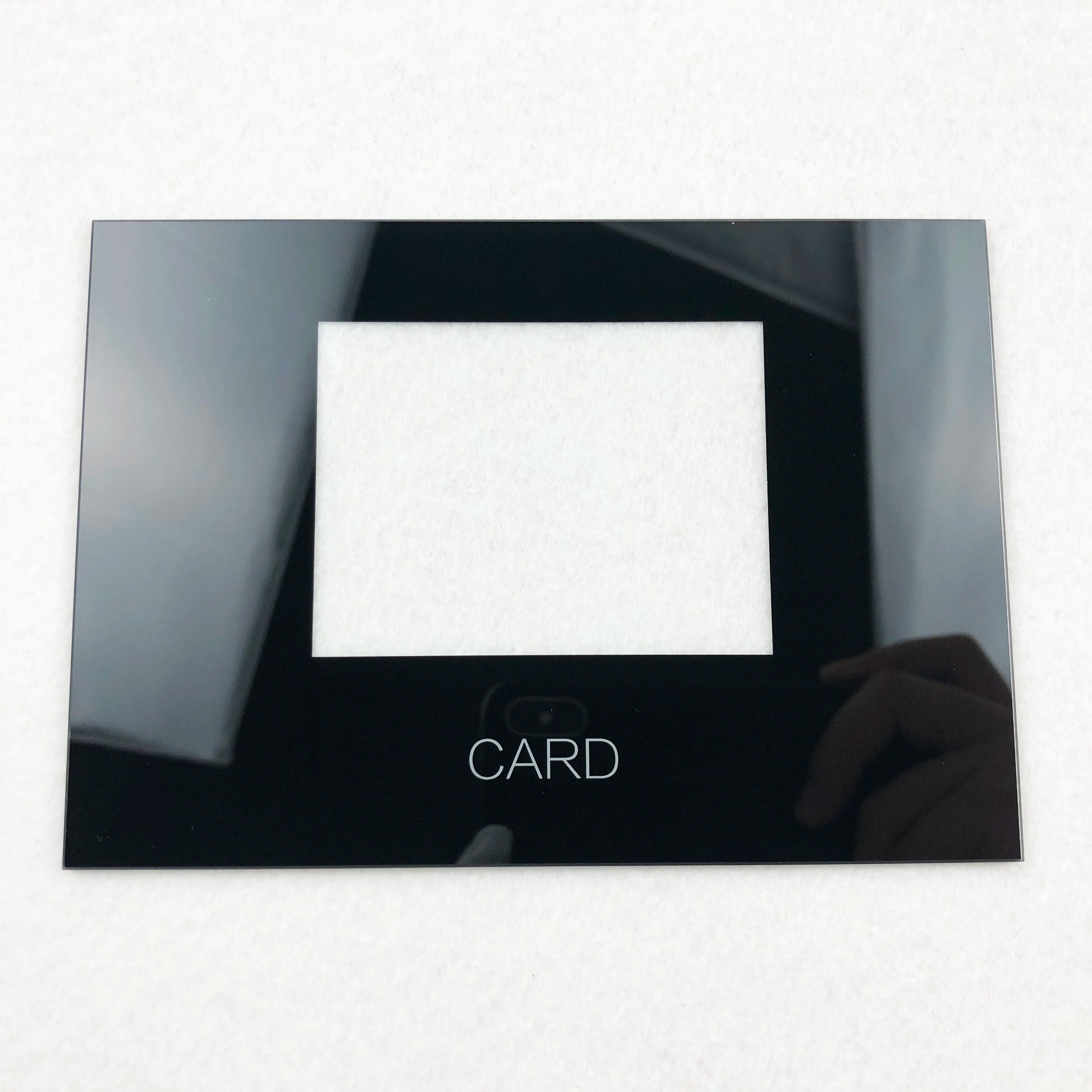 Monitoring equipment glass panel touch switch glass panel for smart door lock 5mm silk screen printing glass
