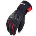 SUOMY Men Winter Waterproof Cycling Gloves Outdoor Sports Motorbike Ski Touch Screen Fleece Gloves Non-slip Warm Full Fingers