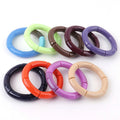 Wholesale Fashion Elastic Resin Tube Beads Bracelets Bangle Jewelry Trendy Stretchy Acrylic Bamboo Bracelet for Women Girl