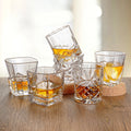 Wholesale Custom Gift Box Packing logo Thick Bottom Crystal Brandy Wine Glasses Cup Whiskey Glass
