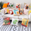 Nordic Geometric Pillow Cover Case Abstract Print Minimalist Sofa Decorative Cover with Zipper Home Decoration Cushion Covers