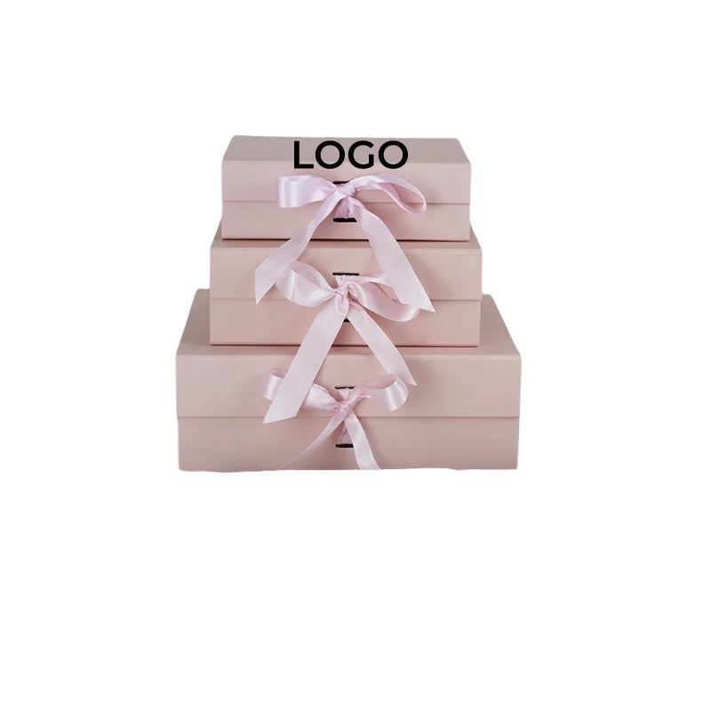 Luxury Rigid Folding Cardboard Gift Box Ready in Stock with UV Coating Sponge Lining Magnet Closure for Wallets or Other Gifts