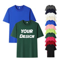 100% Cotton Cropped T-Shirt for Men Heavy 230GSM Drop Shoulder Oversized Screen Printing Graphic Knitted Design Blank