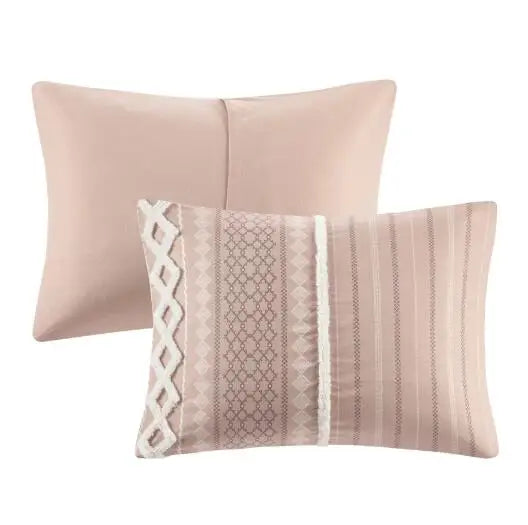 The Curated Nomad Clementina Cotton Printed Chenille Polyester Comforter Set