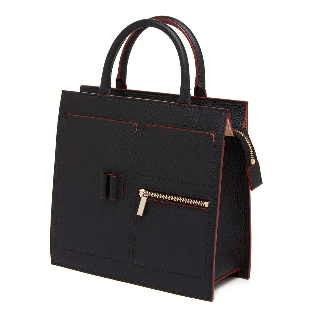 Wholesale Custom Logo RFID Handmade Genuine Leather Shoulder Bag Zipper Closure Women's Handbags Luxury Crossbody Bag Ladies