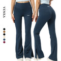 Women's New Design High Waist Yoga Flare Leggings Sexy Honey Peach Hip Pants Dance Fitness Sports Yoga Tight Pants