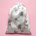 Custom Full-Printed Satin Bag for Shoe Underwear Hair Storage Reusable & Eco-Friendly-for Candy Storage