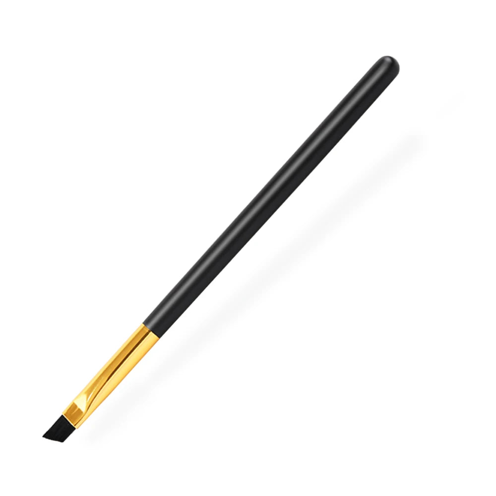 New Trending Mini Travel Makeup Tools Wooden Handle Cosmetic Mascara Brush Black Eyebrow Brushes