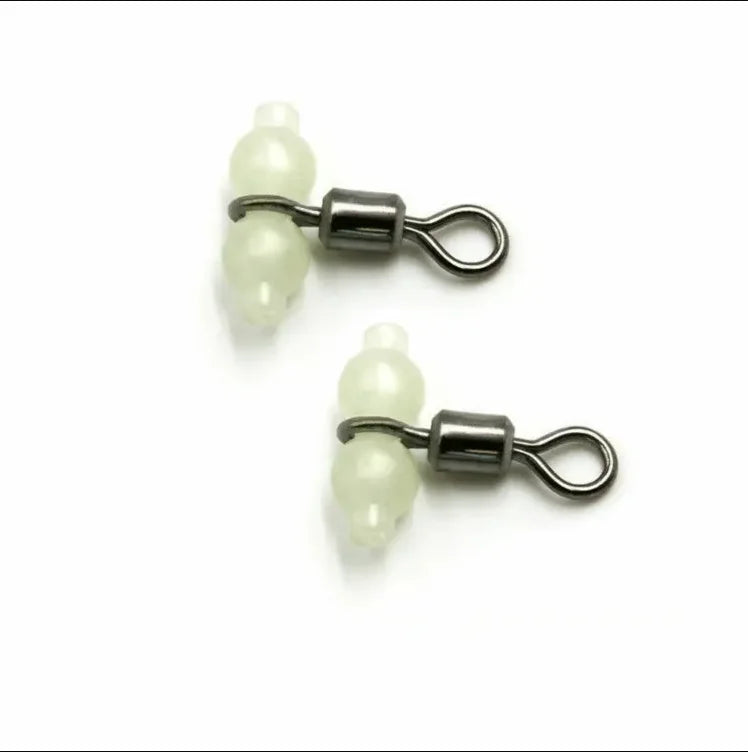 Rolling Swivel Beads with Pearl Accents