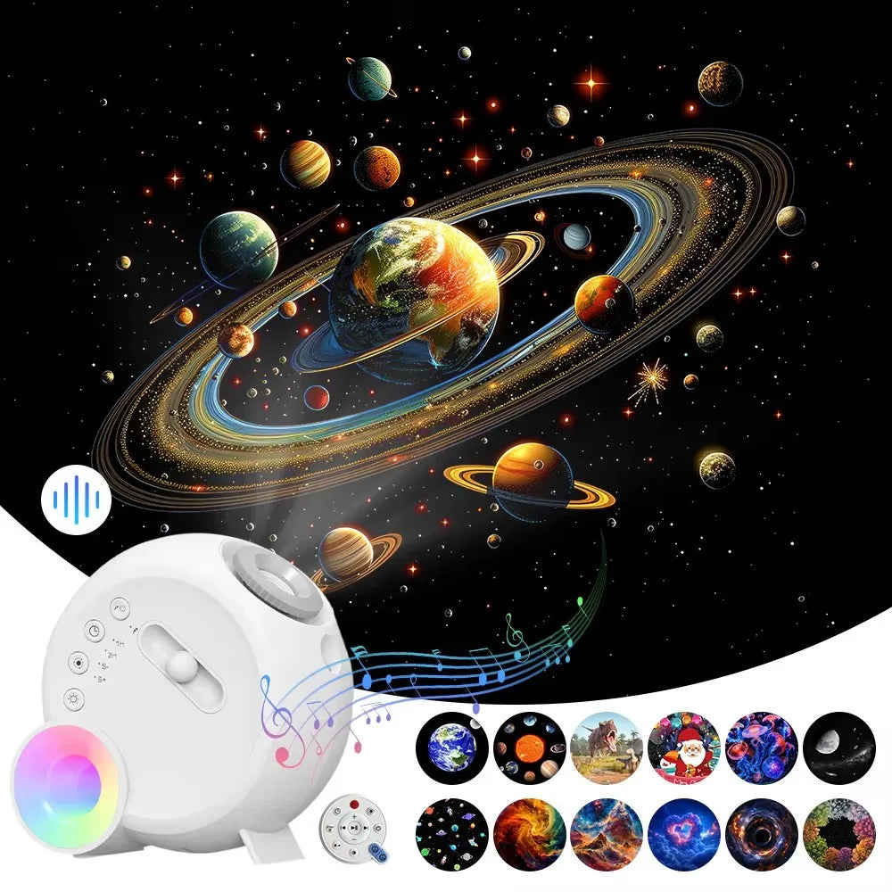 13 1 Star Projector Galaxy Light Nebula Night Light Milky Way Projector for Adults Kids Mini Plug-In for Bedroom Planetarium