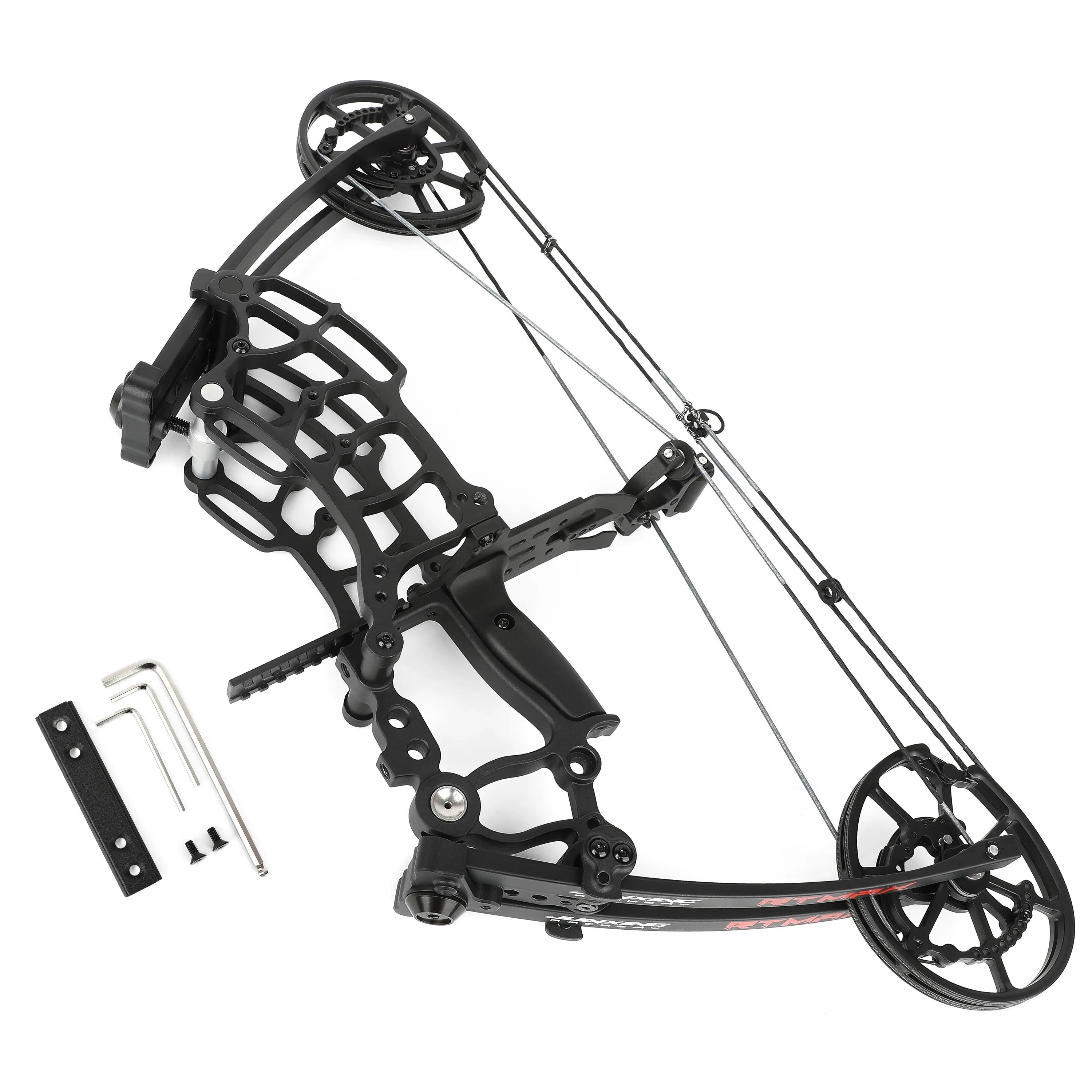 Aluminum Alloy Dual Purpose Compound Bow With Glassfiber Limb for Outside Sport Shooting and Hunting