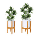 Easy to Install Solid Wood Modern Plant Stand Adjustable Eco-Friendly Flower Pot Holder Home Decoration Cheap