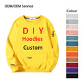 Factory Custom Embroidery Print Wholesale Crew Neck Sweat Shirt Cotton Plain Oversized Custom Crew Neck Sweat Shirt for Men
