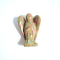 HZ New Wholesale Natural Colorful Mineral Unakite Crystal Carved Angel for Gift Crafts