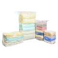 Four Corner Air Exhaust Cube Space Saver Organizer New Compression Vacuum Sealer Storage Bags for Quilts Bedding and Clothing
