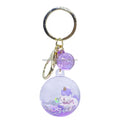Wholesale Keychain 3D Unicorn Floating Keyring Car Quicksand Liquid Keychain Mini Water Dome Keychain
