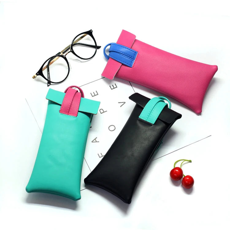2023 New Style Sunglasses Cases Fashion Portable Eyeglasses Handwork Bags Custom Logo Classic Retro Spectacles Case