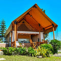 Family Gazebo Outdoor Luxury Glamping Canvas Tente Camping Waterproof Safari House Loft African Tents