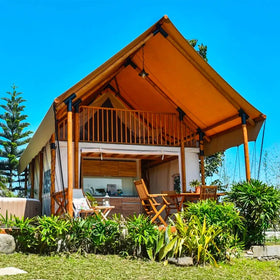 Family Gazebo Outdoor Luxury Glamping Canvas Tente Camping Waterproof Safari House Loft African Tents