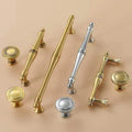 Hot Sale Chrome Brushed Gold Mocha Kitchen Cabinet Wardrobe Cupboard Closet Dresser Brass Handles Copper