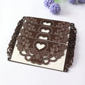 Wooden Greeting Cards Creative Birthday Gift Card Love Wedding Invitation Valentine's Day