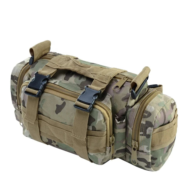 Lupu BL015 Custom Tote Waist Bag Waterproof Polyester Travel Sport Tactical Sling Camera Video Bag with Zipper Closure MegaBDM