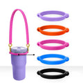 Wholesale Drinking Travel Silicone Water Cup Lanyard Water Bottle Sling Water Bottle Handle