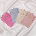 Custom Print Logo Microfiber Snap Button Jewelry Package Microfiber Jewelry Pouch With Insert Pad
