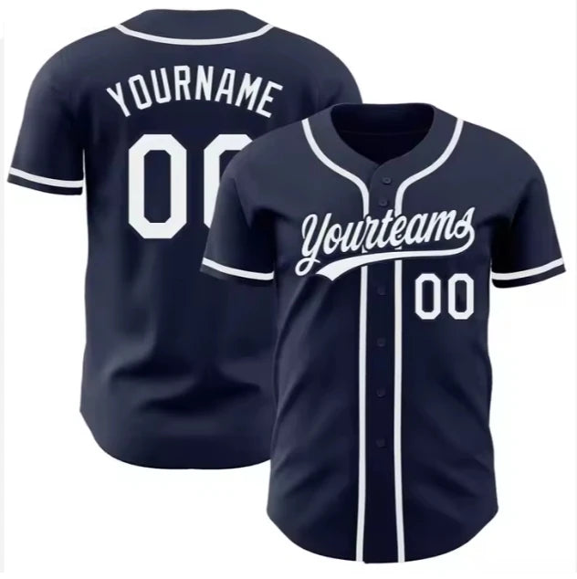 Wholesale Custom 100% Polyester Baseball Jersey for Boys Button Down Soft Softball Jersey with Sublimation Printing for Children