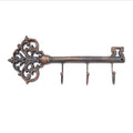 Decorative Rustic Vintage Metal Cast Iron Wall Mounted Hanger Holder with Key Hooks for Tools-Living Room Kitchen Garden MegaBDM