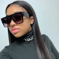 2020 Vintage Large Frame Square Sunglasses Women Men Flat-frame Fashion Oversized Luxury Gradient Red UV400