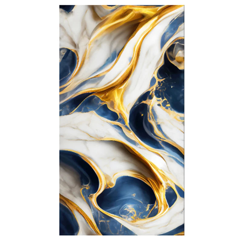Luxury Modern 3D Printed UV Wall Panel PVC Waterproof Fireproof Durable Home Hotel Bar Use