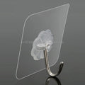 Transparent Strong Self Adhesive Door Suction Heavy Load Rack Cup Sucker Wall Hangers Hooks for Kitchen Bathroom