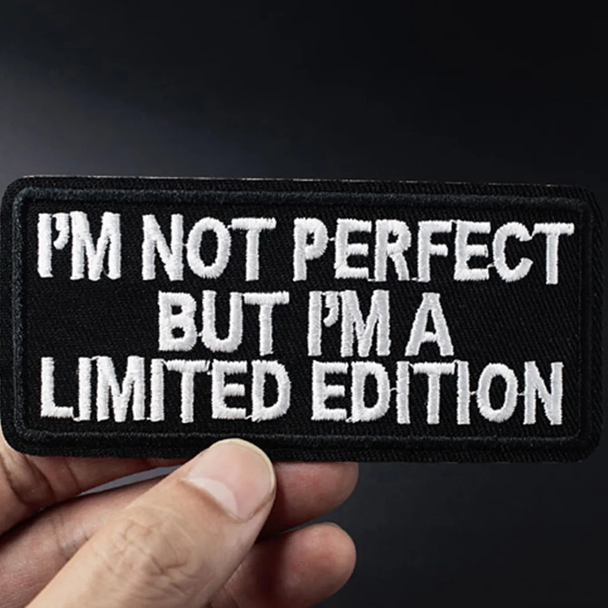 Tactical Patch It Is What It Is Embroidered Patches Hook and Loop Emblem for Backpacks Clothing Jackets Jeans Vest