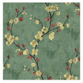 UDK Modern Waterproof Mould-Proof Natural Flower 3D PVC Self-adhesive Wallpaper Roll Living Room Hotel Entertainment Household