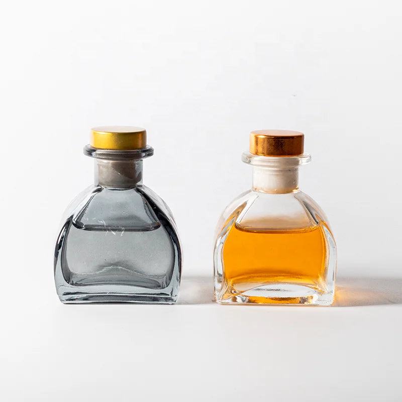 Hot Sale Office 50ml Aromatherapy Glass Bottle Clear Diffuser Empty Tent Reed Aroma Diffuser Glass Bottle Without Logo and Box