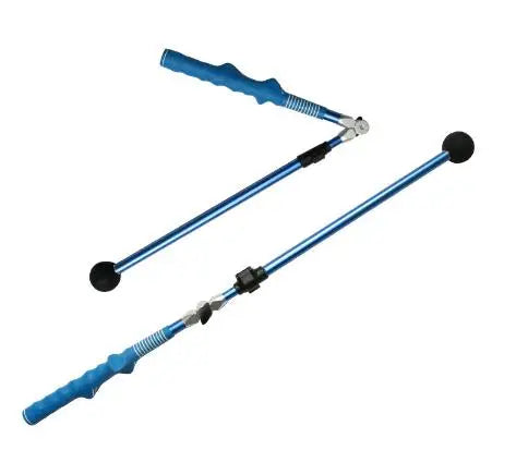 Golf Swing Trainer Aid Adjustable Portable Golf Training Aid to Improve Hinge Forearm Rotation Shoulder Turn Golf Stick Analyzer