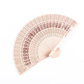 Wholesale Hotel Wedding Souvenir Bamboo Handheld Fan Custom Wooden Hand Fan for Household and Tailor Trimming