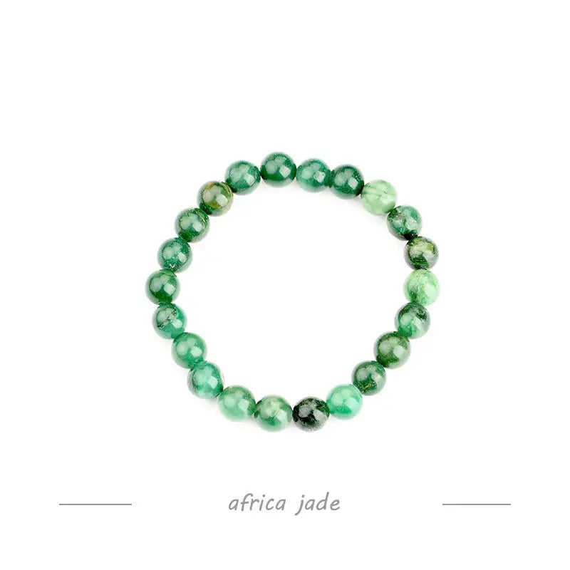 Manufacturers Have Ample Supply Natural Gemstone Ball Crystal Women Gemstone Bead Bangle Bracelet