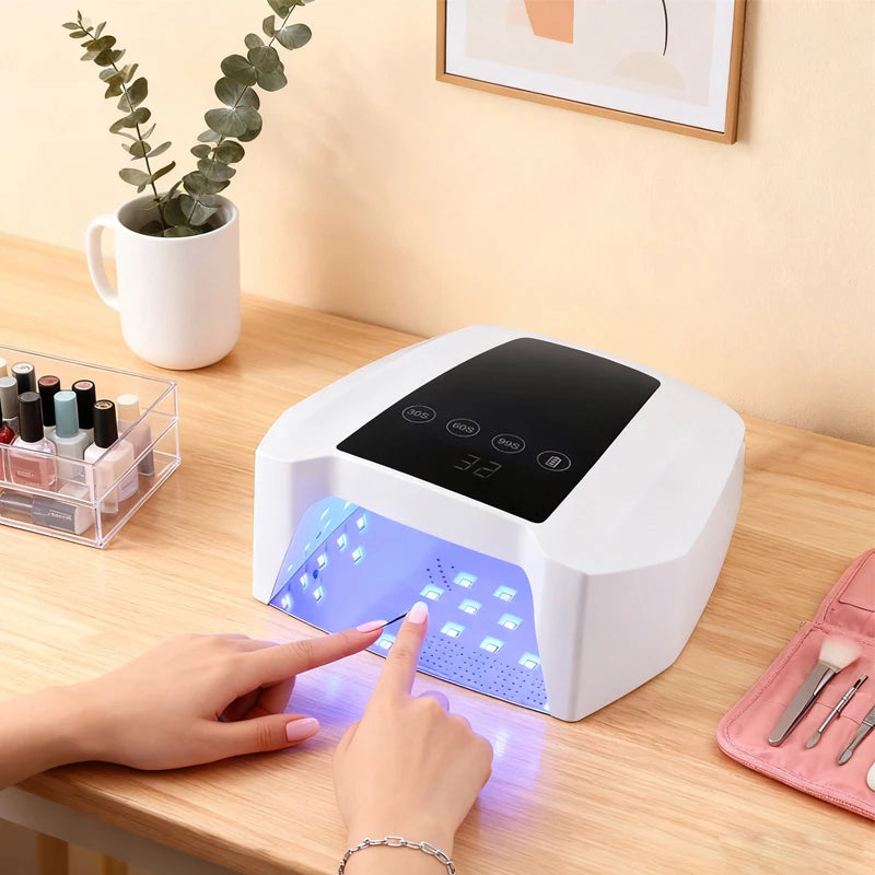 72W High Power Nail Lamp 36 Led Beads Light Nail Dryer Lamp Three-speed Timing Induction Phototherapy Uv Led Nail Lamp