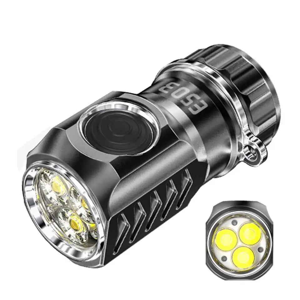 Wholesale New Portable High Power Outdoor Camping Lighting Aluminum Alloy Body Long Time Use Flashlight