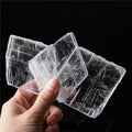 Wholesale Selenite Crystal Slice and Slabs White Selenite Slice Clear Quartz Gypsum Rough Stone