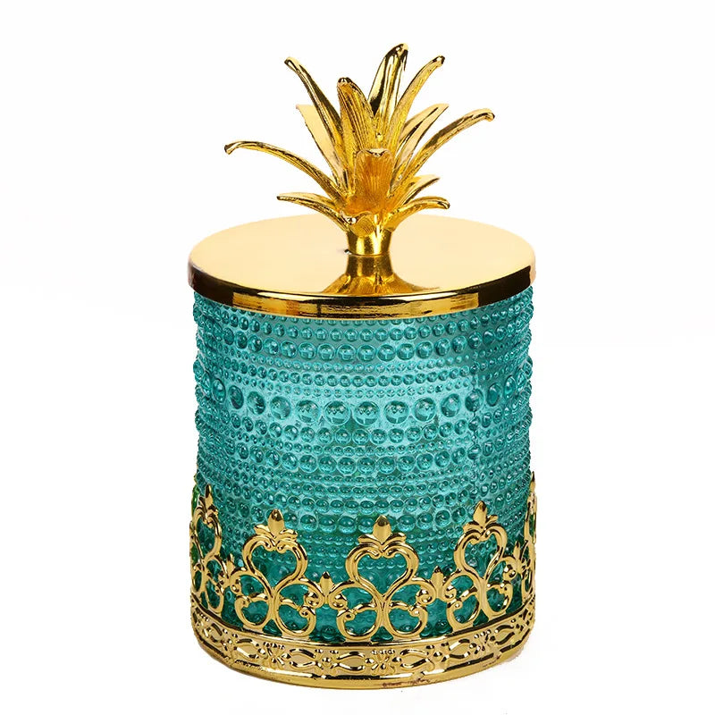 Luxury Clear Glass Candle Jars for Home Decor Empty Glass Container Holders for Christmas Holiday Fragrance Accessories