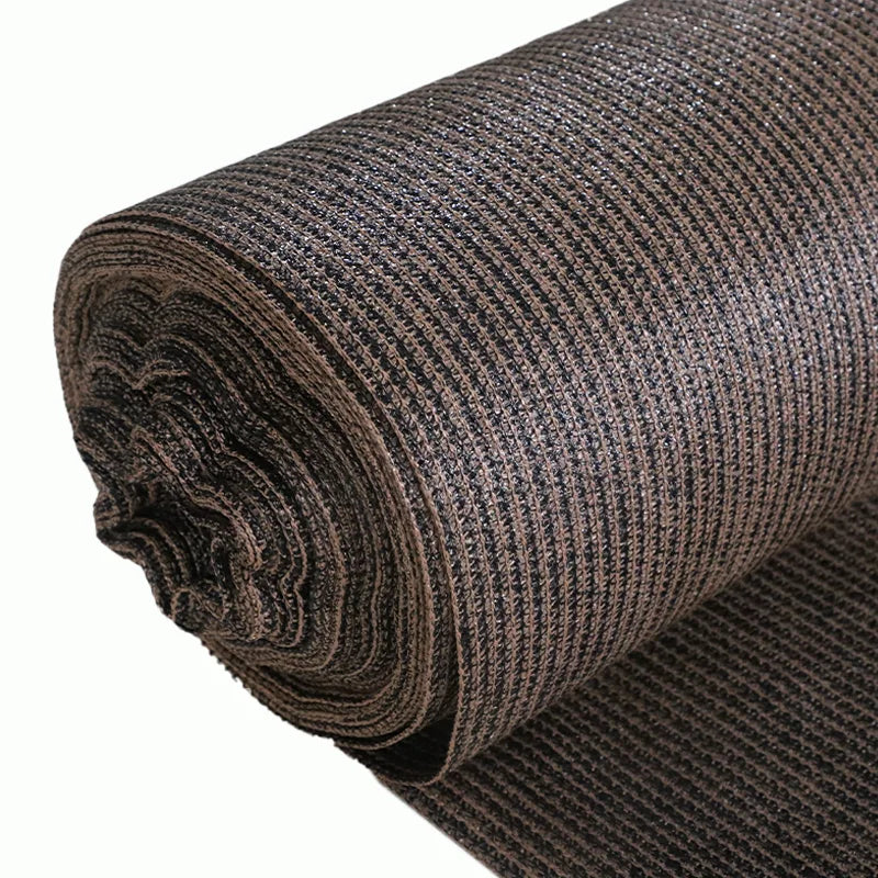 HDPE Folding Sunshade Net with 55-95% UV Protection Customizable Size for Balcony & Courtyard-Coffee Style MegaBDM
